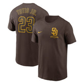 Fernando Tatis Jr. San Diego Padres 2024 MLB World Tour Seoul Series Name & Number T-Shirt - Brown | Nike