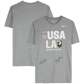Gisele Thompson & Alyssa Thompson Angel City FC & USWNT Multi-Signed Gray T-Shirt | Fanatics for sale