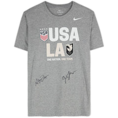 Gisele Thompson & Alyssa Thompson Angel City FC & USWNT Multi-Signed Gray T-Shirt | Fanatics for sale
