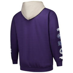 Dallas Cowboys Big & Tall Patched Out Pullover Hoodie - Purple for sale