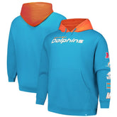 Miami Dolphins Big & Tall Patched Out Pullover Hoodie - Aqua online