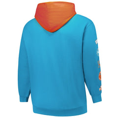 Miami Dolphins Big & Tall Patched Out Pullover Hoodie - Aqua online