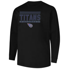 Tennessee Titans Profile Big & Tall Pop Long Sleeve T-Shirt - Black cheap