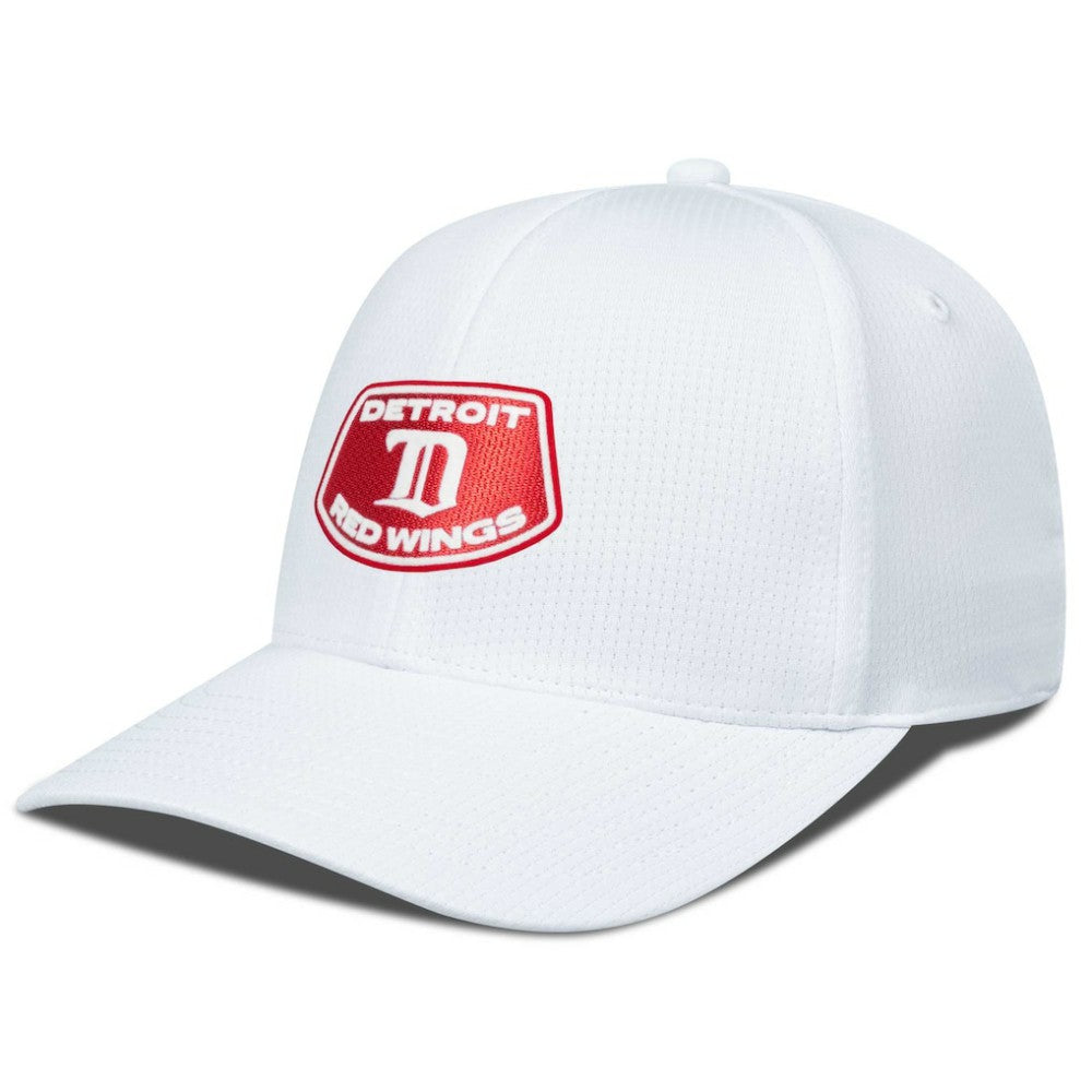 Detroit Red Wings Levelwear Retro Skylight Zephyr Adjustable Hat White