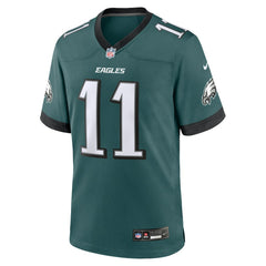 A.J. Brown Philadelphia Eagles Team Game Jersey - Midnight Green | Nike sale