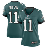 A.J. Brown Philadelphia Eagles Women's Team Game Jersey - Midnight Green | Nike sale