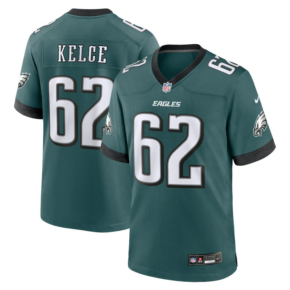 Jason Kelce Philadelphia Eagles Team Game Jersey - Midnight Green | Nike cheap