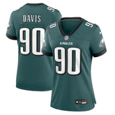 Jordan Davis Philadelphia Eagles Women's Team Game Jersey - Midnight Green | Nike on sale