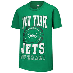 New York Jets Youth Stitched Up Retro Logo T-Shirt - Green sale
