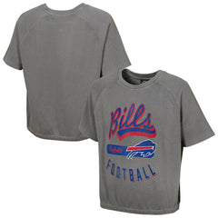 Buffalo Bills Women's Mineral Wash Short Sleeve Top - Gray online