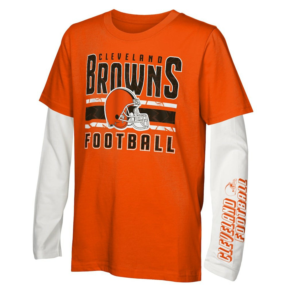Cleveland Browns Preschool In the Mix T-Shirt Combo Set sale