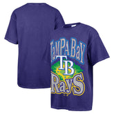 Tampa Bay Rays Women's Flashing Lights Boyfriend T-Shirt - Navy | 47 brand