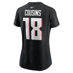 Kirk Cousins Atlanta Falcons Women's Player Name & Number T-Shirt - Black | Nike online