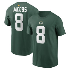 Josh Jacobs Green Bay Packers Player Name & Number T-Shirt - Green | Nike sale