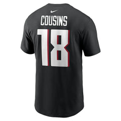 Kirk Cousins Atlanta Falcons Player Name & Number T-Shirt - Black | Nike on sale
