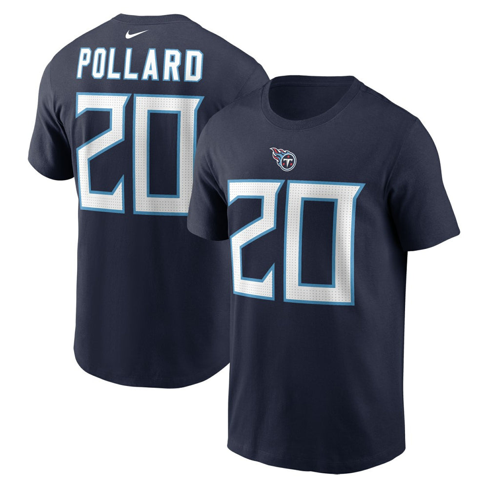 Tony Pollard Tennessee Titans Player Name & Number T-Shirt - Navy | Nike for sale