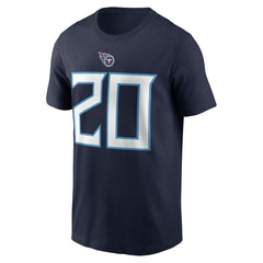 Tony Pollard Tennessee Titans Player Name & Number T-Shirt - Navy | Nike for sale