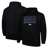 Denver Broncos Big & Tall Pop Pullover Hoodie - Black outlet
