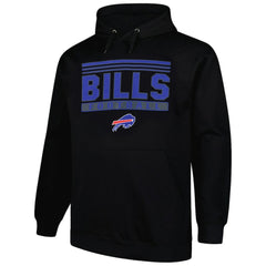 Buffalo Bills Big & Tall Pop Pullover Hoodie - Black on sale