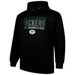 Green Bay Packers Big & Tall Pop Pullover Hoodie - Black sale