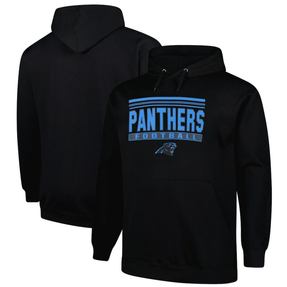 Carolina Panthers Big & Tall Pop Pullover Hoodie - Black for sale