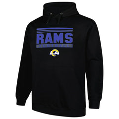 Los Angeles Rams Big & Tall Pop Pullover Hoodie - Black sale