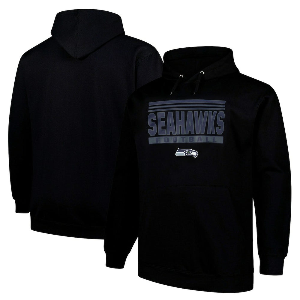 Seattle Seahawks Big & Tall Pop Pullover Hoodie - Black online