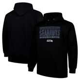Seattle Seahawks Big & Tall Pop Pullover Hoodie - Black online