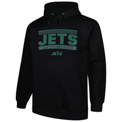 New York Jets Big & Tall Pop Pullover Hoodie - Black outlet