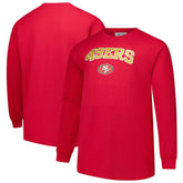 San Francisco 49ers Big & Tall Thermal Long Sleeve T-Shirt - Scarlet cheap