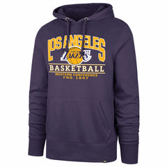 Los Angeles Lakers '47 Big & Tall Good Call Headline Pullover Hoodie - Purple | 47 brand shop