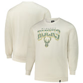 Milwaukee Bucks '47 Big & Tall Spotlight Headline Pullover Sweatshirt - Cream | 47 brand cheap