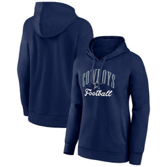 Dallas Cowboys Women's Victory Script Pullover Hoodie - Navy for sale