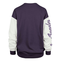 Los Angeles Lakers '47 Women's Rise Andie Pullover Sweatshirt - Oversized Pullover Sweatshirt Purple | 47 brand shop
