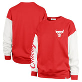 Chicago Bulls '47 Women's Rise Andie Oversized Pullover Sweatshirt - Red | 47 brand sale
