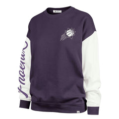 Phoenix Suns '47 Women's Rise Andie Pullover Sweatshirt - Oversized Pullover Sweatshirt Purple | 47 brand sale