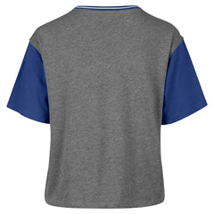 Philadelphia 76ers '47 Women's Rise Clubhouse Ziggy Color Block T-Shirt - Gray | 47 brand for sale