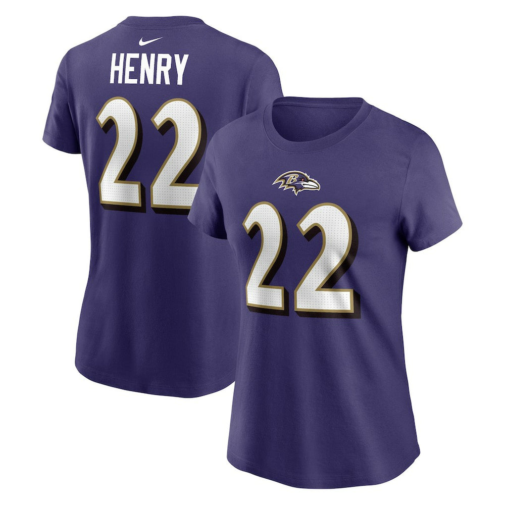 Derrick Henry Baltimore Ravens Women's Player Name & Number T-Shirt - Purple | Nike cheap