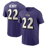 Derrick Henry Baltimore Ravens Player Name & Number T-Shirt - Purple | Nike outlet