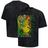 Milwaukee Bucks Sport Classics Enzyme Washed T-Shirt - Black | New Era online