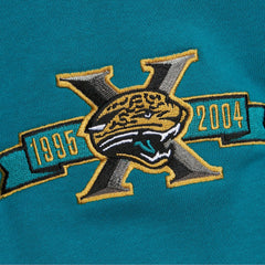 Jacksonville Jaguars All Over 4.0 Vintage Logo Pullover Sweatshirt - Heather Gray for sale