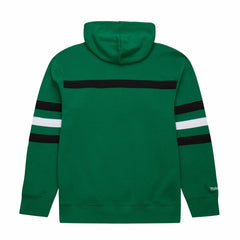 New York Jets Vintage Logo Head Coach Fleece Pullover Hoodie - Kelly Green discount