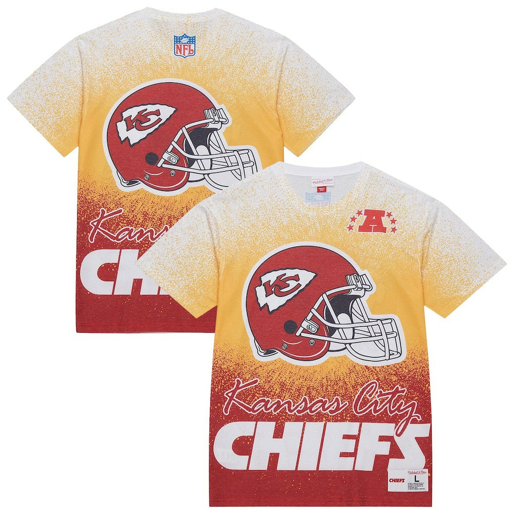 Kansas City Chiefs Team Burst Vintage Logo T-Shirt - White for sale