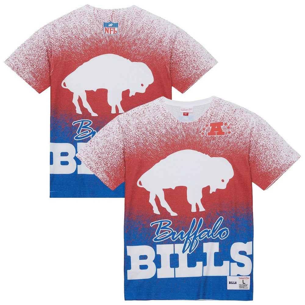 Buffalo Bills Team Burst Vintage Logo T-Shirt - White on sale
