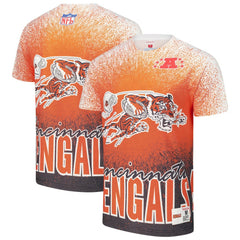 Cincinnati Bengals Team Burst Vintage Logo T-Shirt - White sale