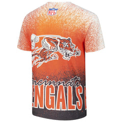 Cincinnati Bengals Team Burst Vintage Logo T-Shirt - White sale