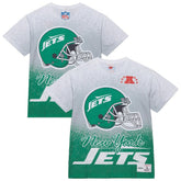 New York Jets Team Burst Vintage Logo T-Shirt - White on sale