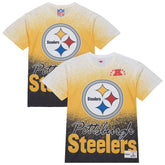 Pittsburgh Steelers Team Burst Vintage Logo T-Shirt - White cheap
