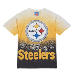 Pittsburgh Steelers Team Burst Vintage Logo T-Shirt - White cheap