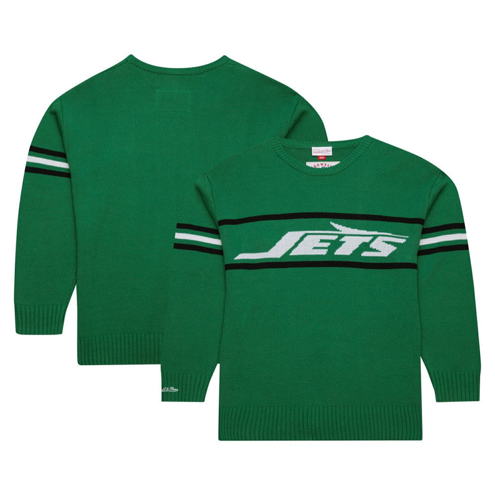 New York Jets Throwback 1984 Pullover Sweater - Green sale